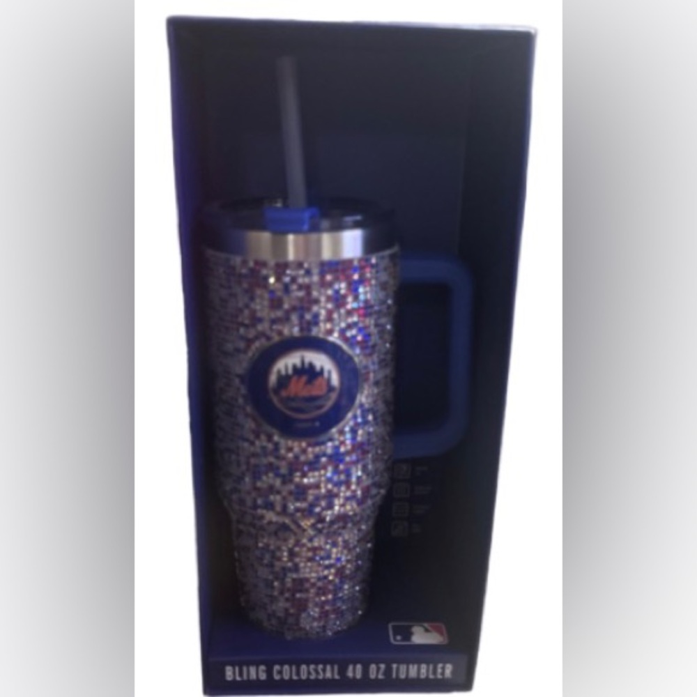 MLB NY METS Bling colossal 40oz tumbler